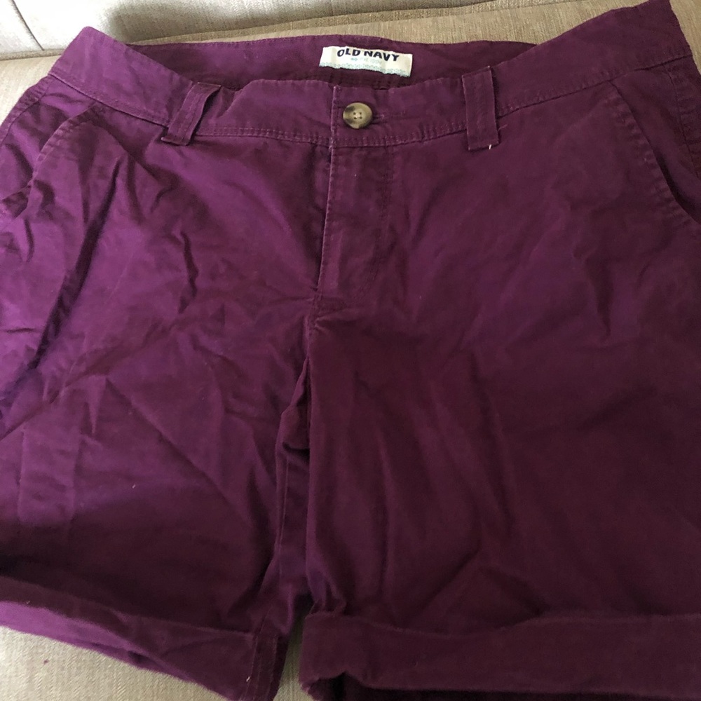 Purple Old Navy Bermuda Shorts